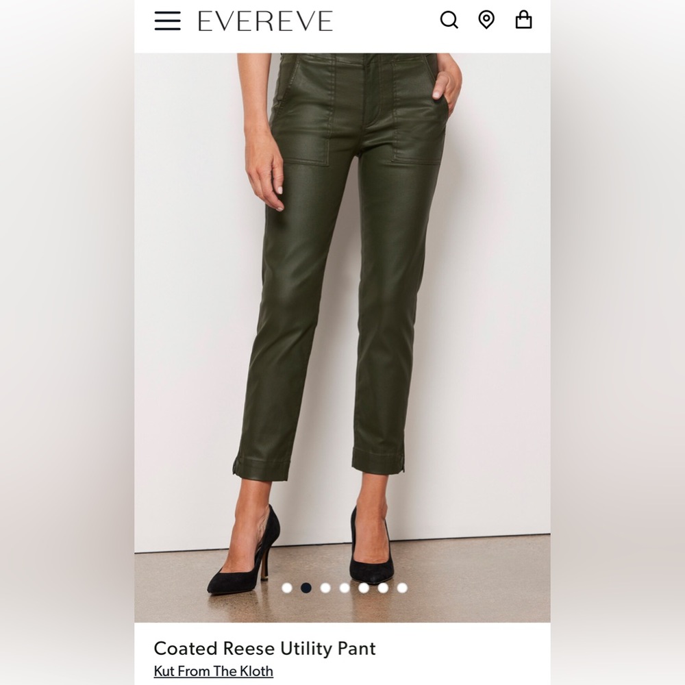 Kut from the Kloth coated Reese utility pant